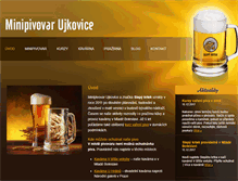 Tablet Screenshot of minipivovar-ujkovice.cz